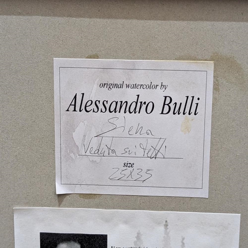 Artwork by Alessandro Bulli, Siena, Made of Watercolor