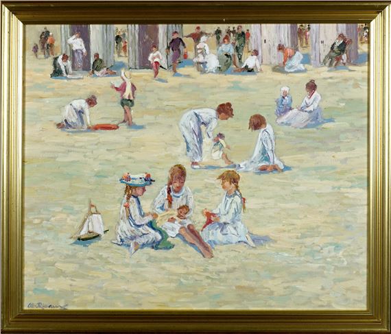 Albert Rigaux | Jeux de plage | MutualArt