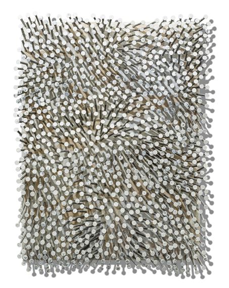 Weisses Feld, 1999 by Günther Uecker, 1999