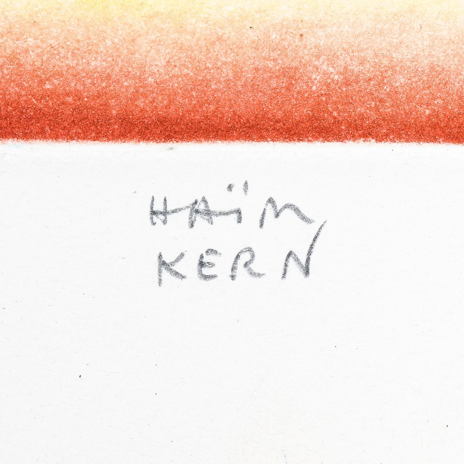 Artwork by Haim Kern, Surreal composition., Made of Color etching