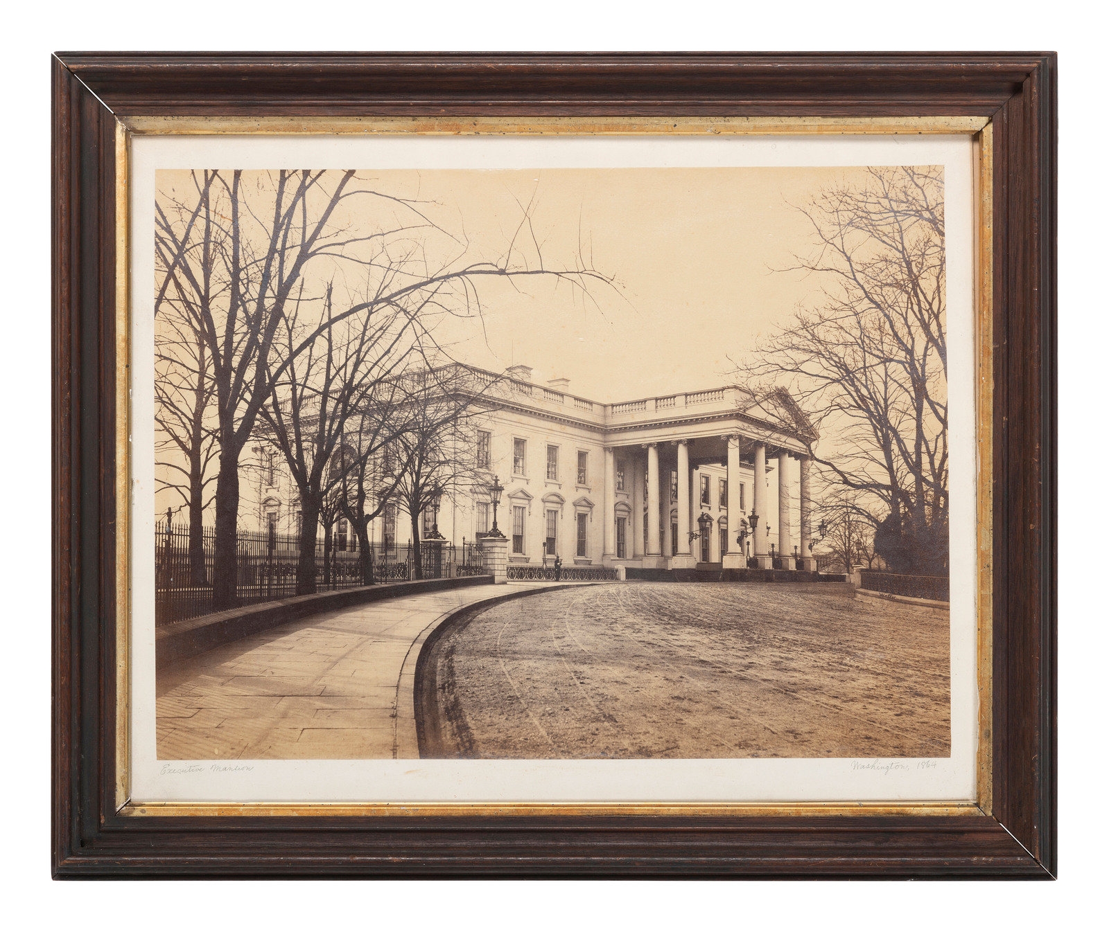 Lewis Emory Walker | Large format photograph of the White House (1864 ...