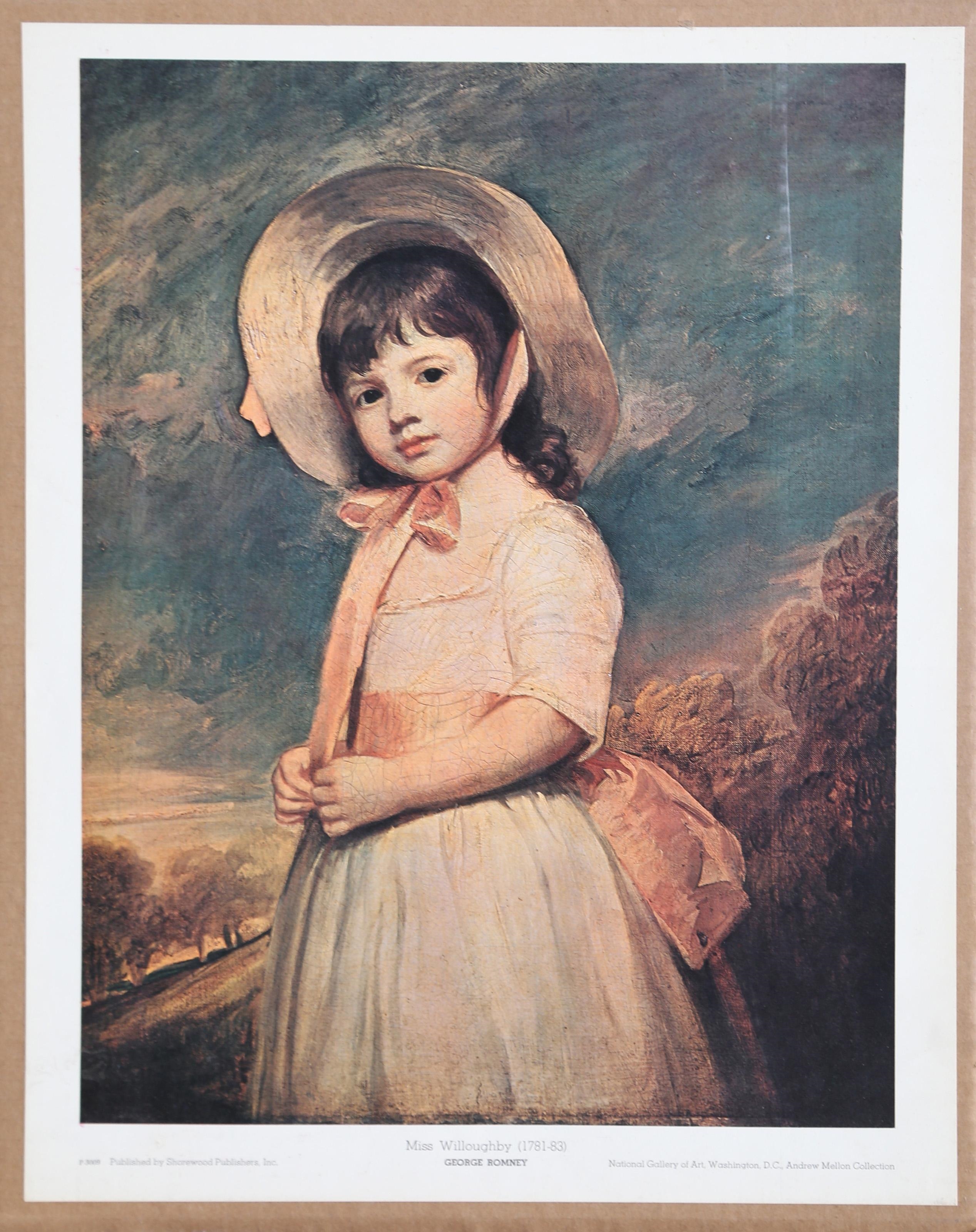 Artwork by George Romney, Miss Willoughby, Made of Poster