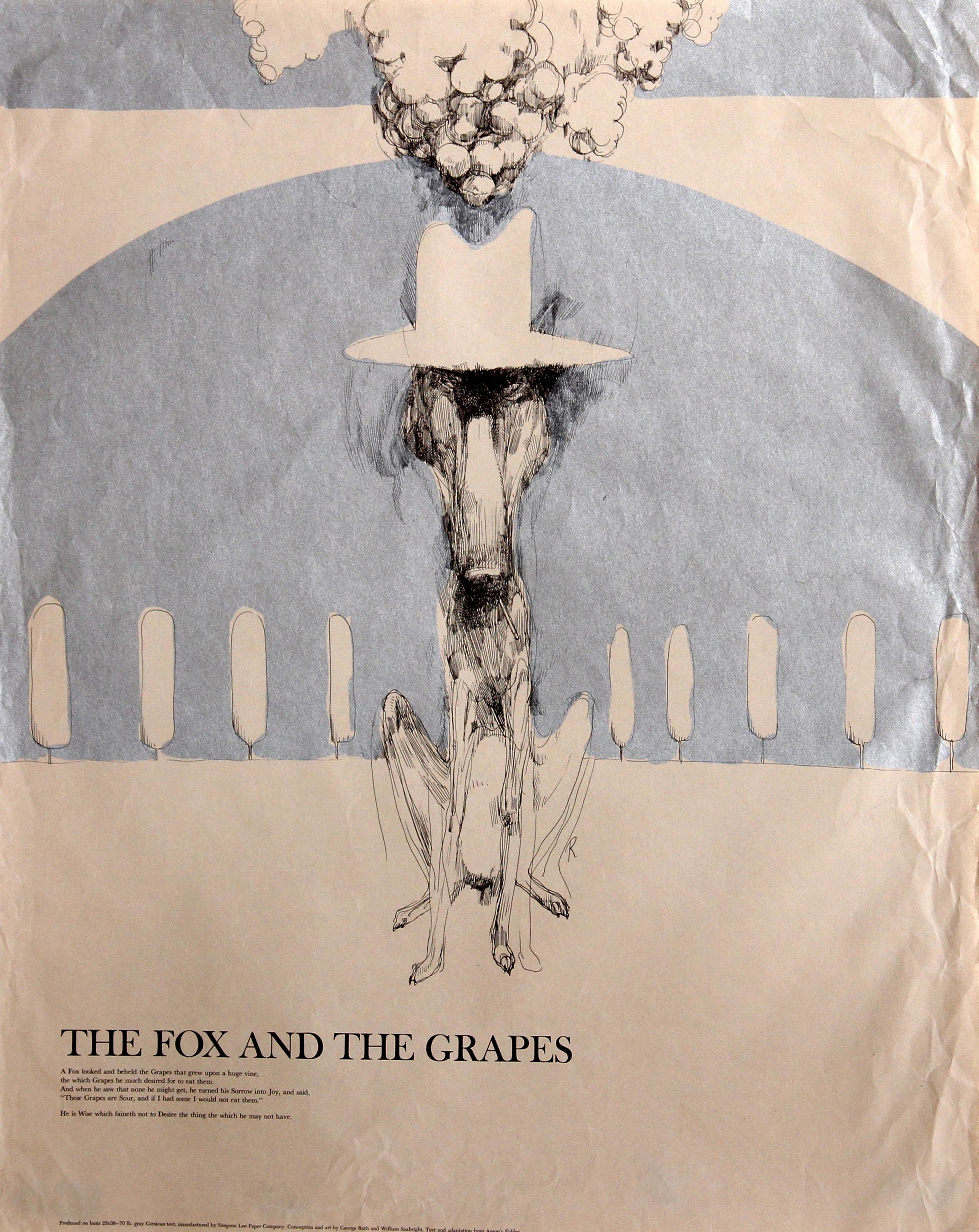 George Roth | The Fox and The Grapes - Aesop Fables (Circa 1970 ...