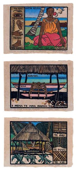 The Name of this Girl is Florence; The Canoe is in the Bareaka; The Maneaba by Robin White, 1983