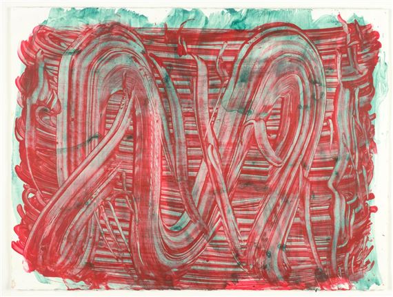 Untitled III (red and green) by Judy Millar, c2007
