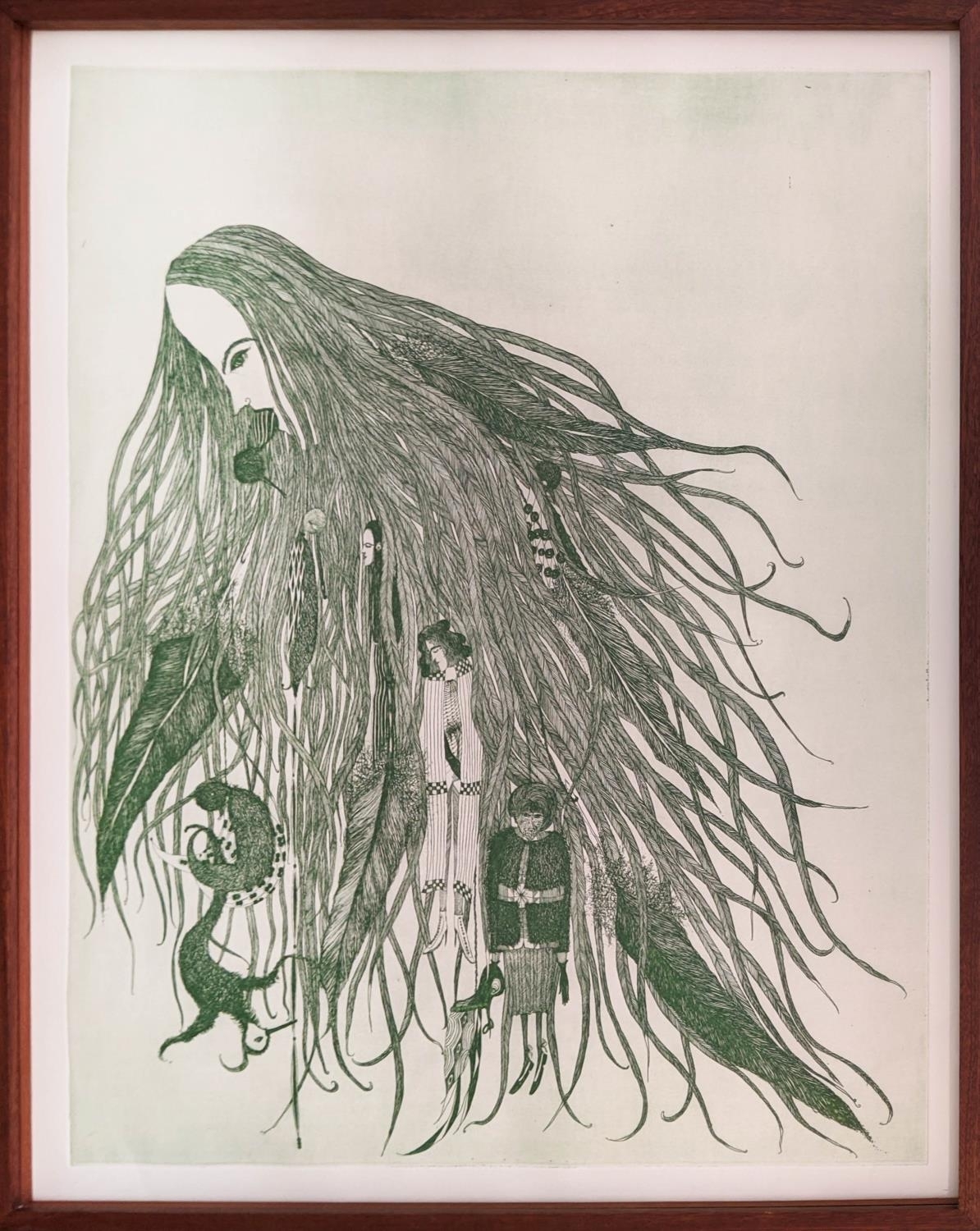 Artwork by Dorota Jurczak, Padrochy Diora, patchwork, Made of etching