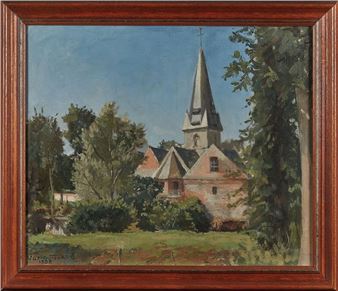 Lammerville, the church - Andre Noufflard