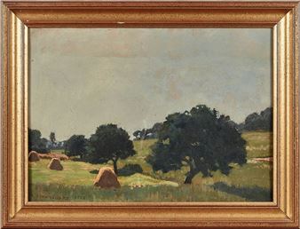 Landscape with millstones - Andre Noufflard