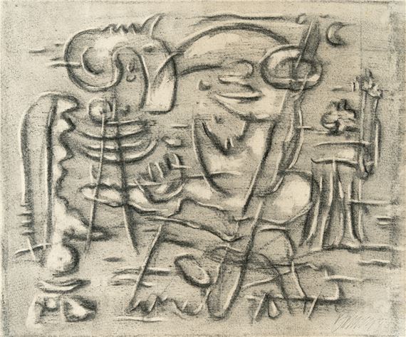 Grotesque by Willi Baumeister, 1943