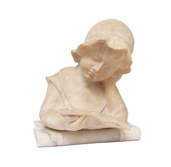 Figura czytającej dziewczynki - Mario Viti