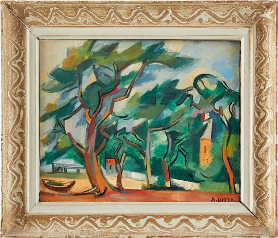 André Lhote | Plage au bord du bassin d'Arcachon | MutualArt