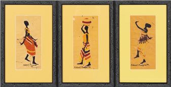 3 x figural studies - Edward Muwayire