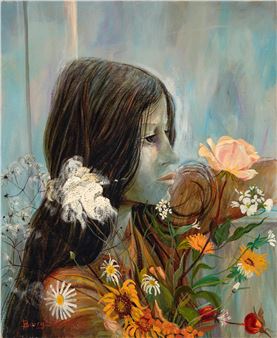 Portrait of Young Girl - Barry Skinner