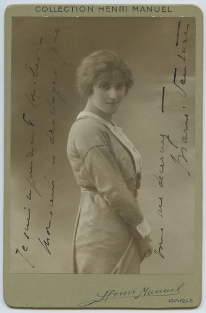 Marie VENTURA (1888-1954), actress, member of the Comédie-Française by Henri Manuel
