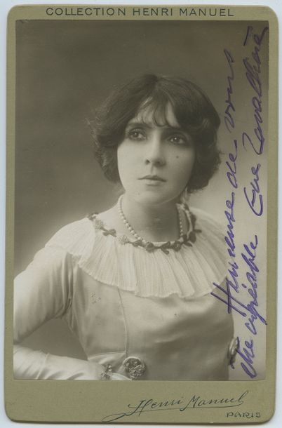 Eve LAVALLIÈRE (1866-1929), actress, then Franciscan nun by Henri Manuel