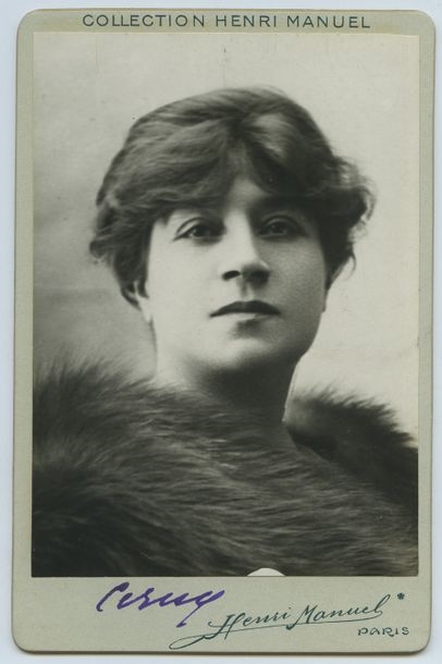 Berthe Cerny(1868-1940), actress, member of the Comédie-Française by Henri Manuel