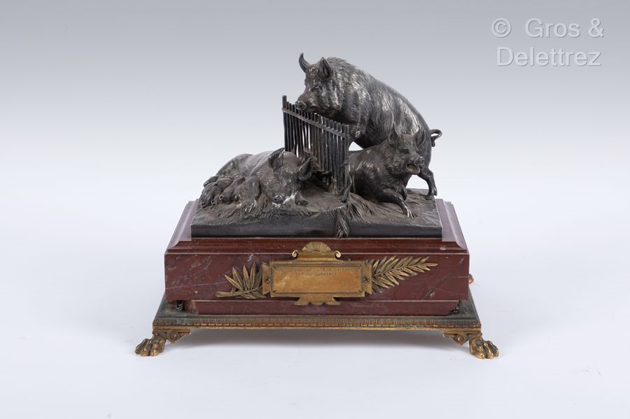 Pierre Louis Rouillard | La Porcherie (1878) | MutualArt