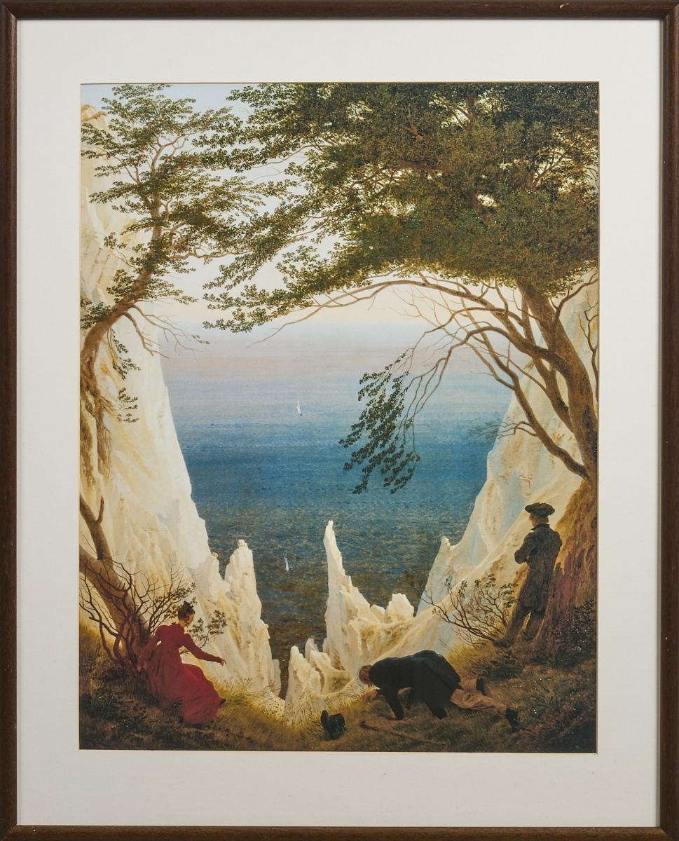 Caspar David Friedrich Chalk Cliffs On Rugen MutualArt