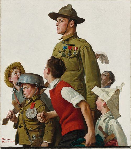 Rockwell / Wyeth: Icons of Americana - The Ashley Gibson Barnett Museum of Art