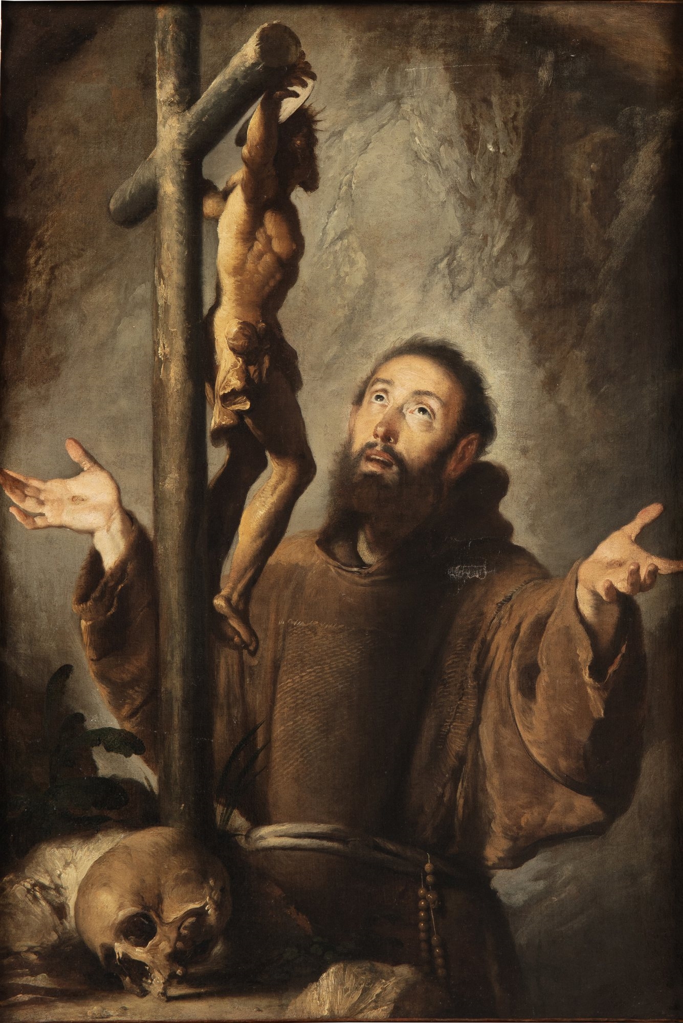 La vision de saint François d'Assise by Bernardo Strozzi