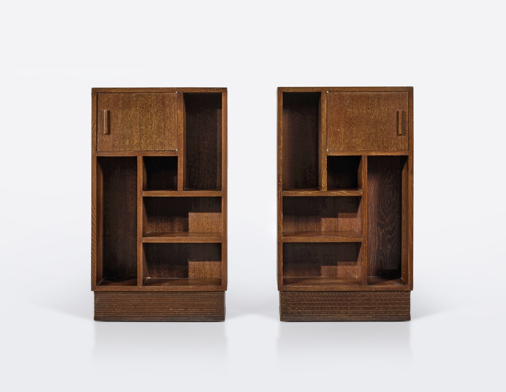 Artwork by Pierre Legrain, Pair of Bookcases, Made of cerused oak