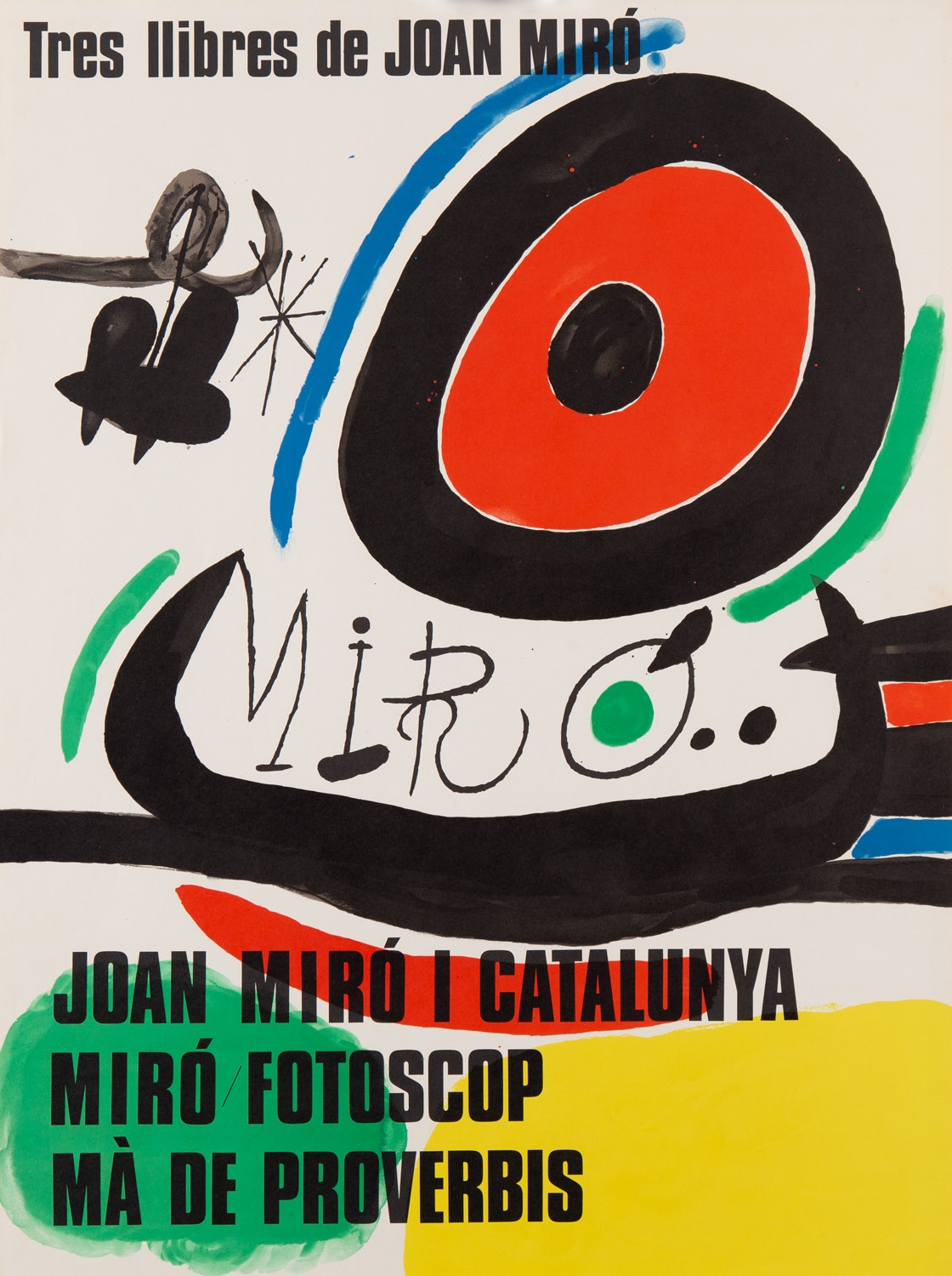 TRES LLIBRES by Joan Miró, 1970