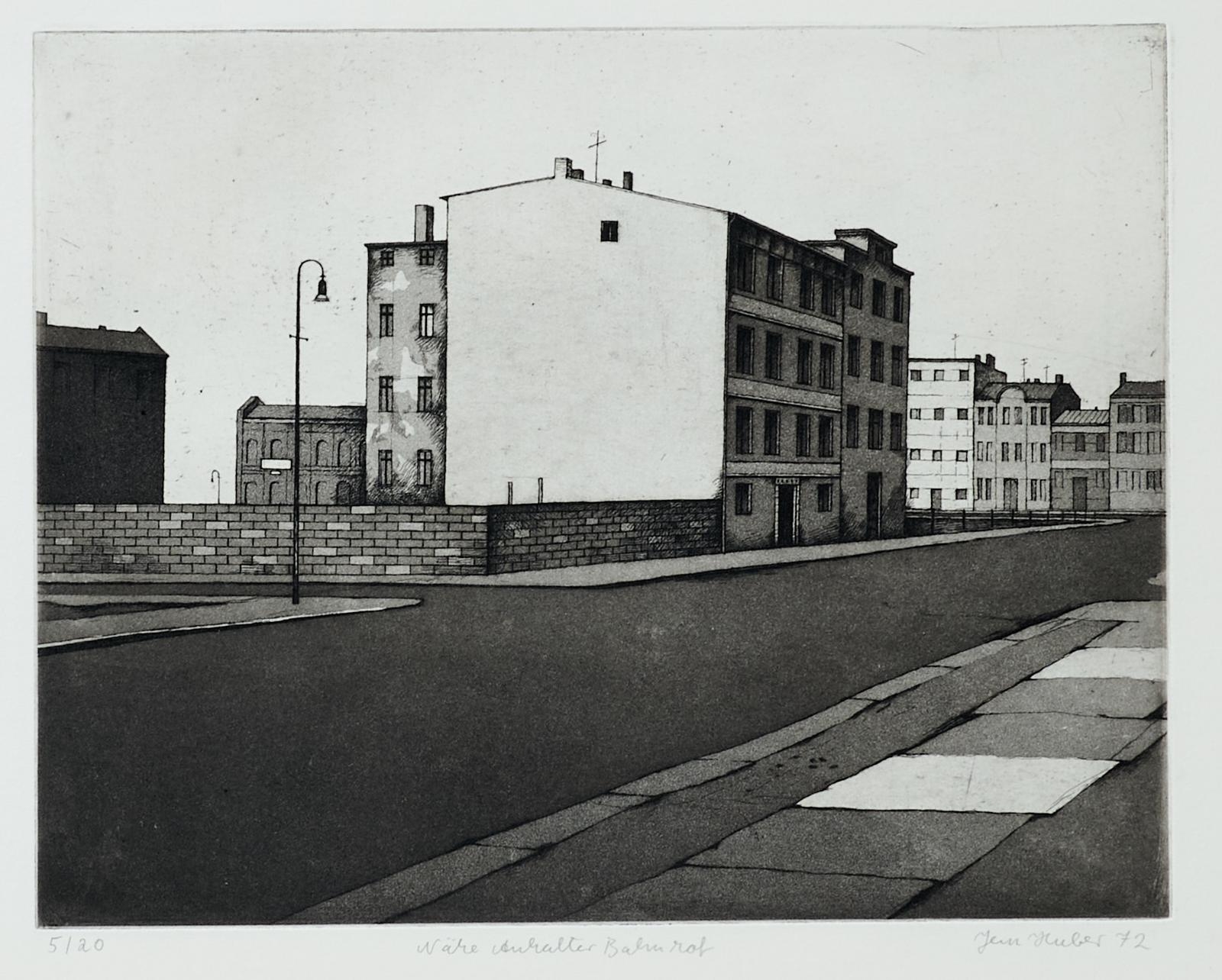 Artwork by Jan Huber, Nähe Anhalter Bahnhof I-VI, Made of aquatint etching