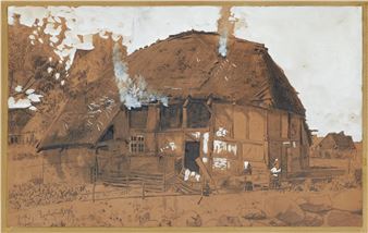 Rauchkathen in Zeihendorf bei Bublitz - Max Seliger