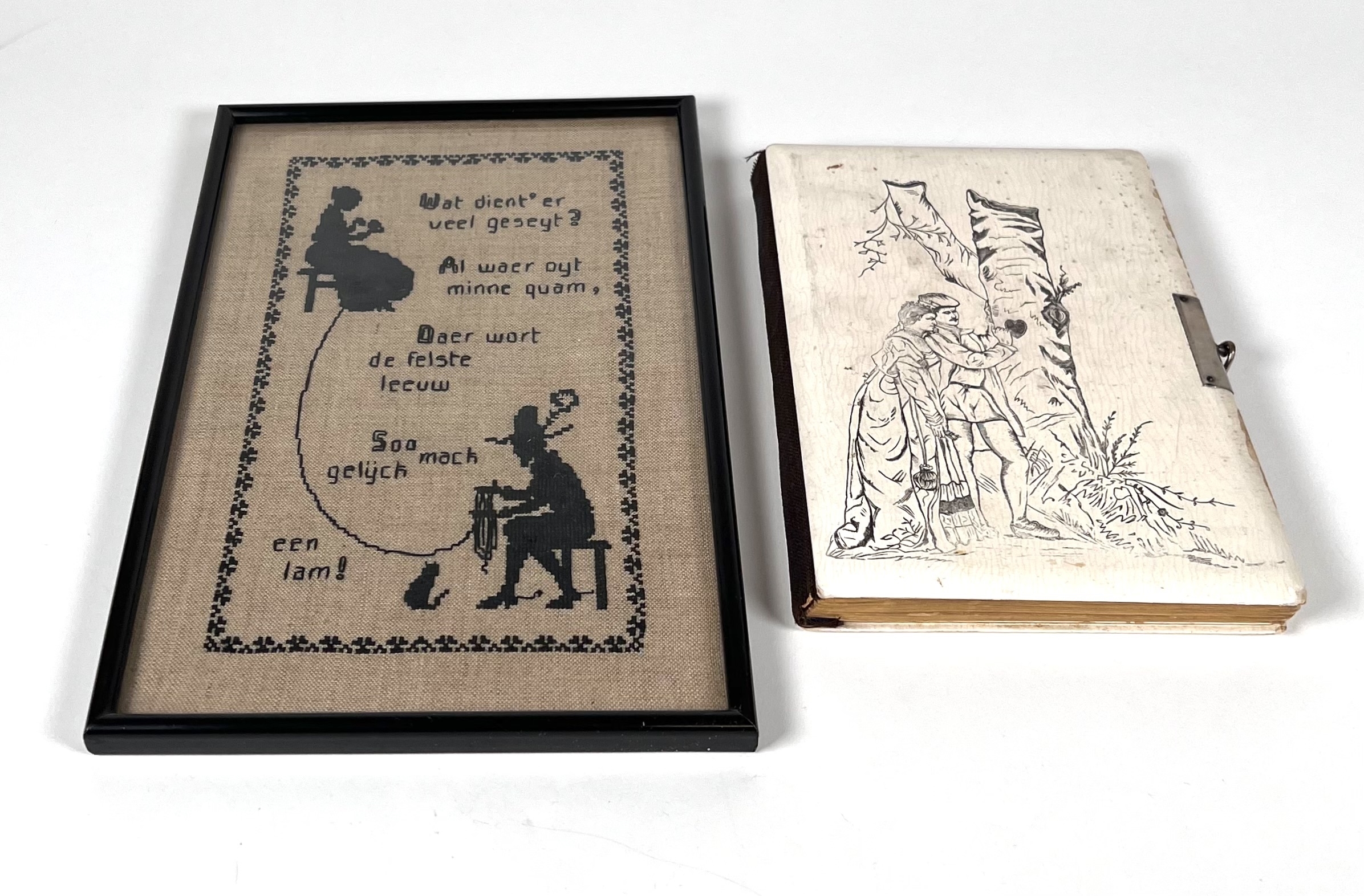 Jacob Cats | Poëziealbum gevuld met gedichten (1884) | MutualArt