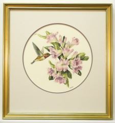 "Hummingbird With Blossom" - Caren Heine