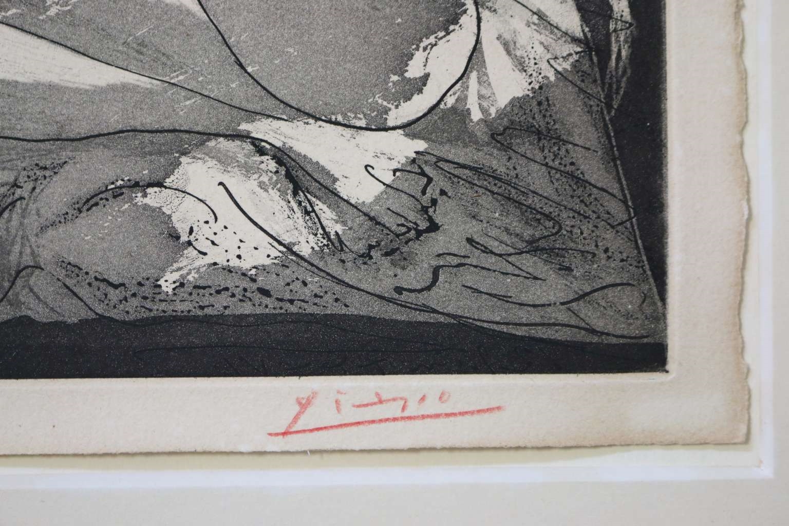 PABLO PICASSO【Faune devoilant une Femme】