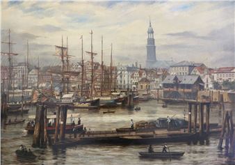 Hamburger Hafen - Adolf Behrens