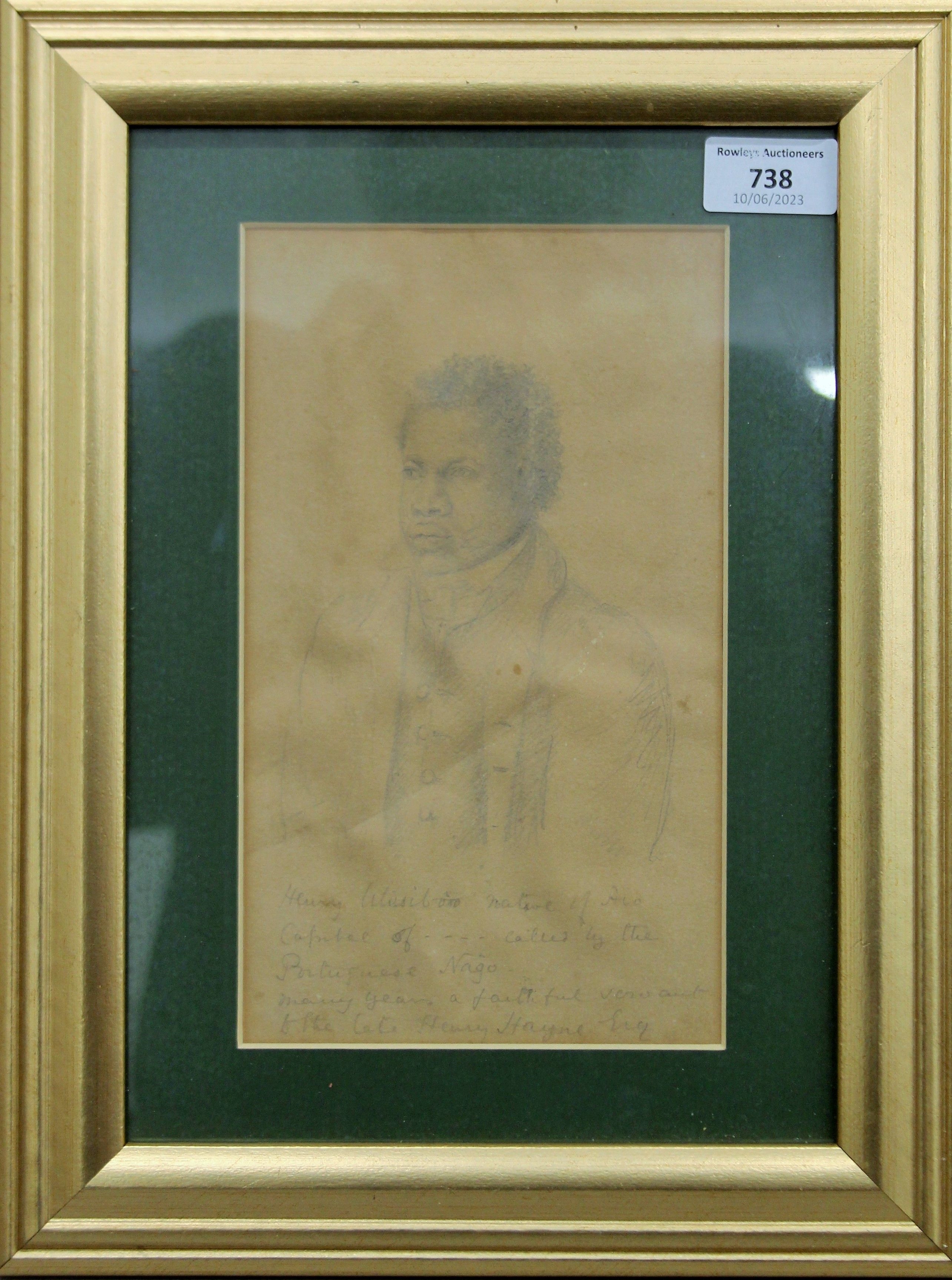 Artwork by Henry Wusilboo, The Portuguese Nago, Made of pencil sketch