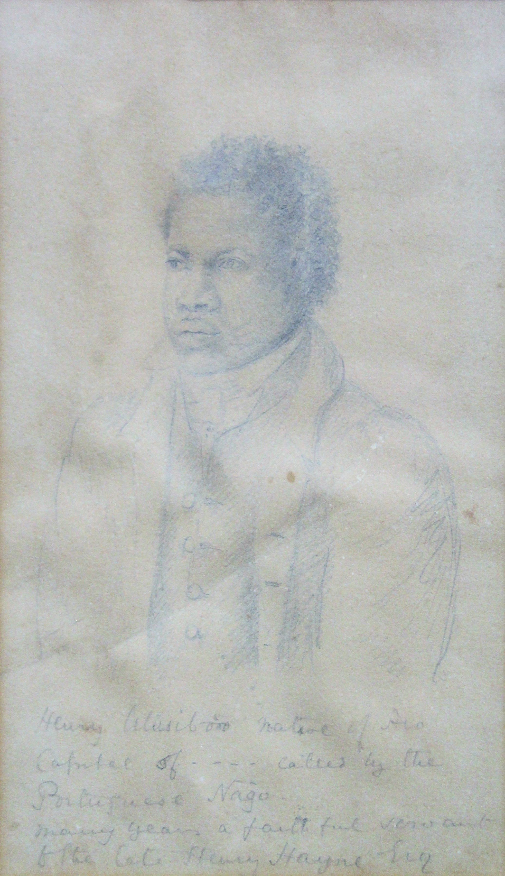 Artwork by Henry Wusilboo, The Portuguese Nago, Made of pencil sketch
