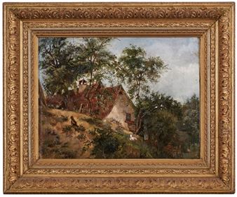 Ländliche Idylle mit Bauernfrau - Ida Braubach