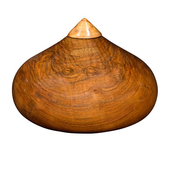 "Hershey's Kiss" Lidded Vessel by Bruce Friederich