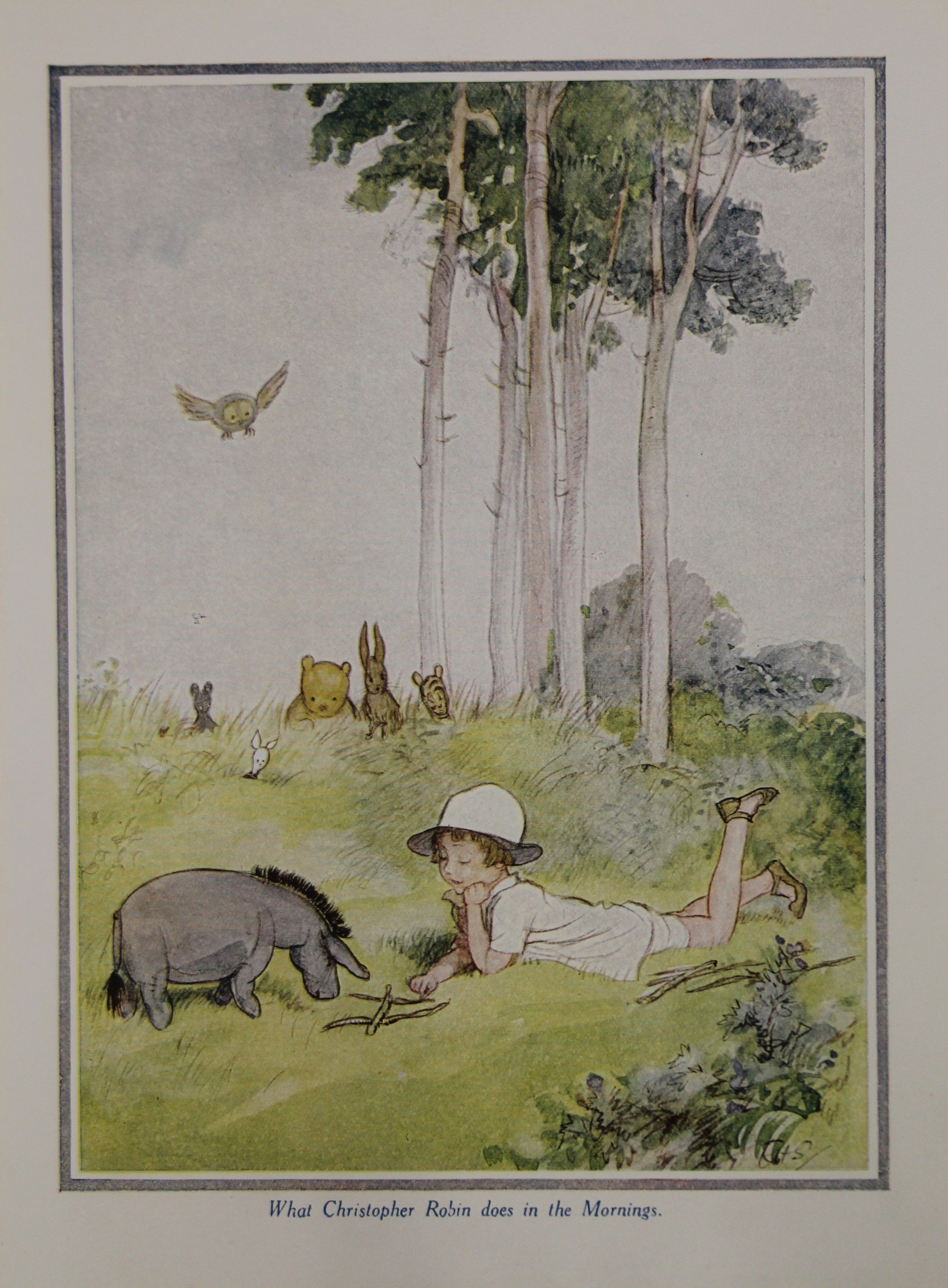 Ernest Howard Shepard | A collection of six Winnie the Pooh coloured ...