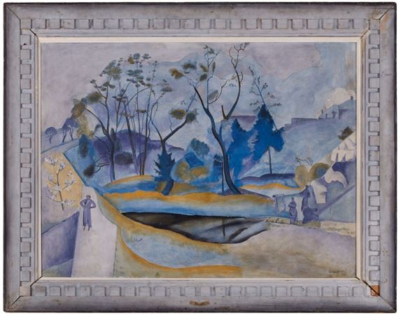 Landschaft by Reinhold Ewald, 1919