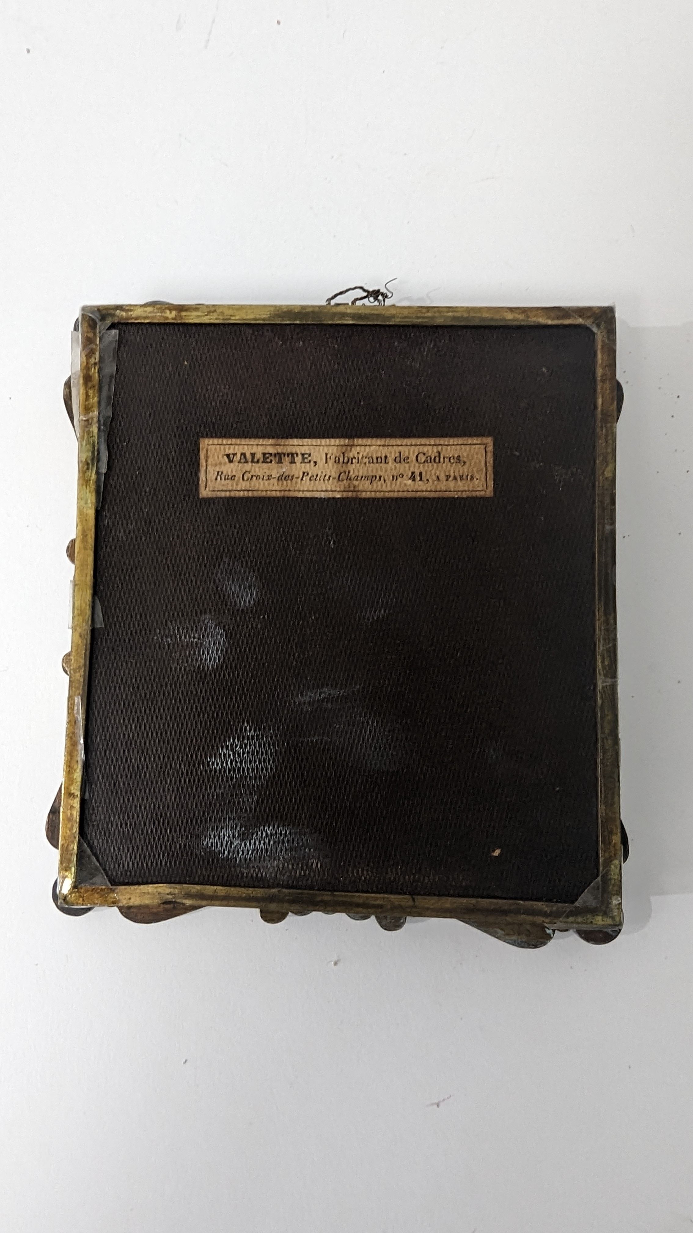 Artwork by Jean Pierre Robelot, représentant un homme au front dégarni, Made of MINIATURE