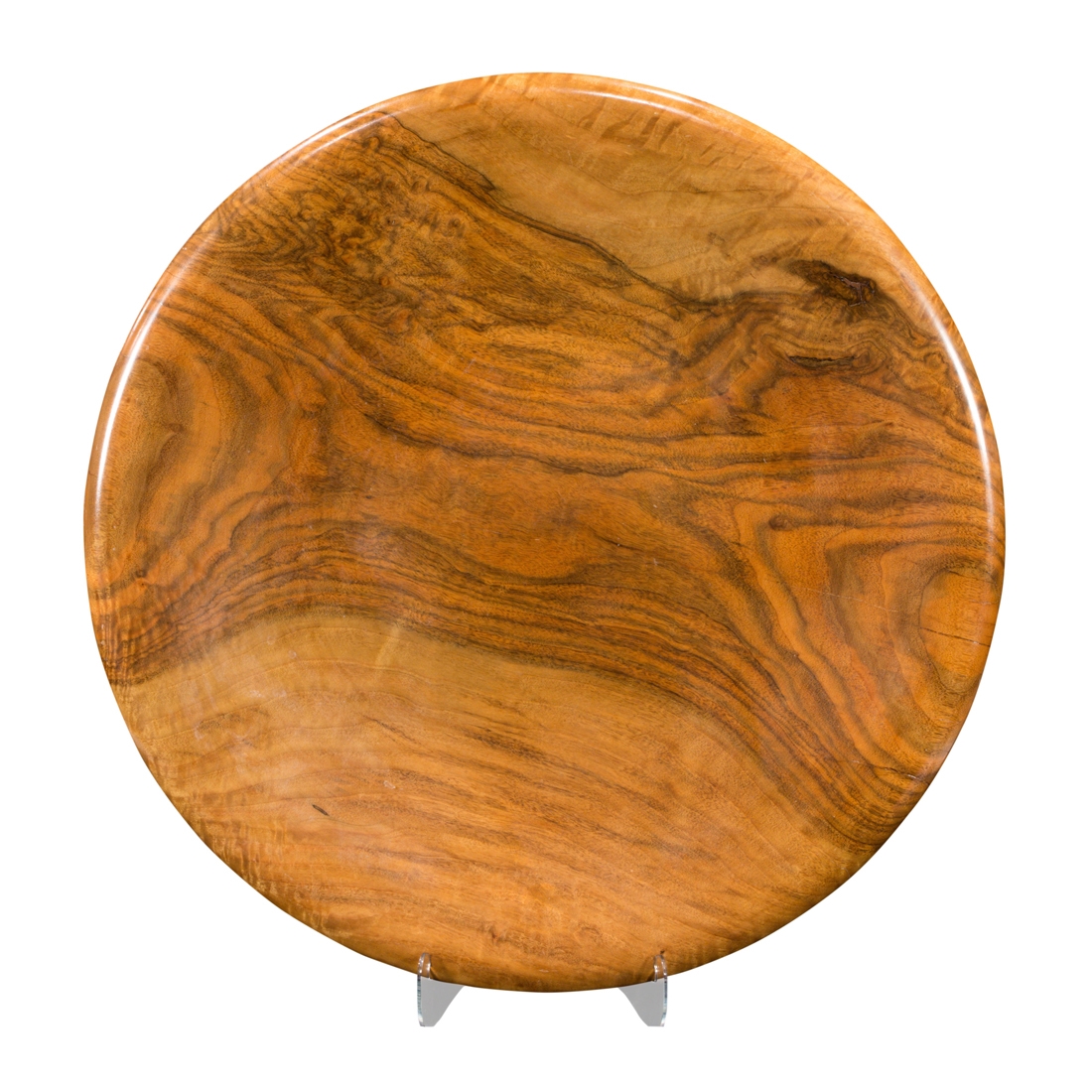 Artwork by Bruce Friederich, Massive Wall Plate, Made of Walnut