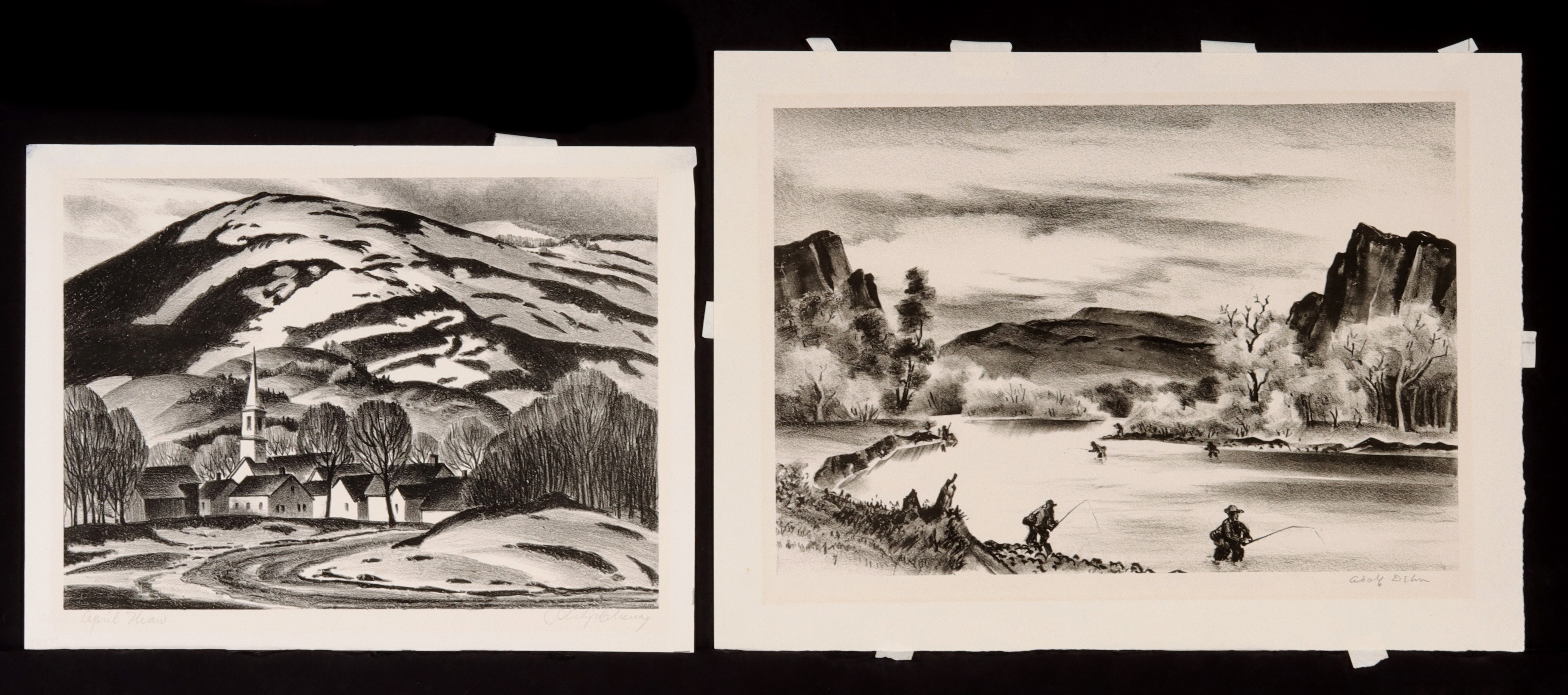 Philip Cheney | PHILLIP CHENEY AND ADOLPH DEHN SIGNED LITHOGRAPHS ...