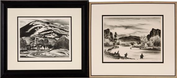 Philip Cheney | PHILLIP CHENEY AND ADOLPH DEHN SIGNED LITHOGRAPHS ...