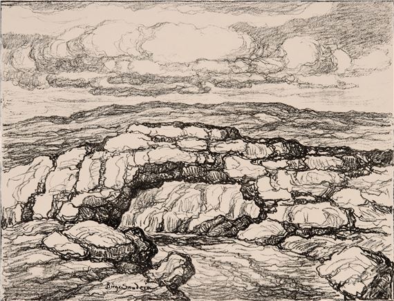 Nature's Bridge by Birger Sandzén, 1944