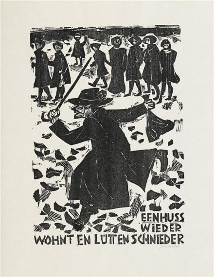 3 Rummelpott scenes by Wilhelm Grimm