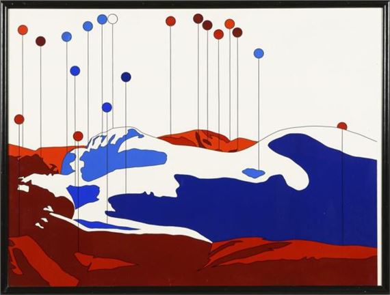 Lying figure by Werner Berges, 1972