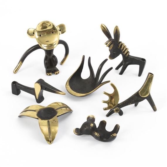 7 bronzes by Walter Bosse