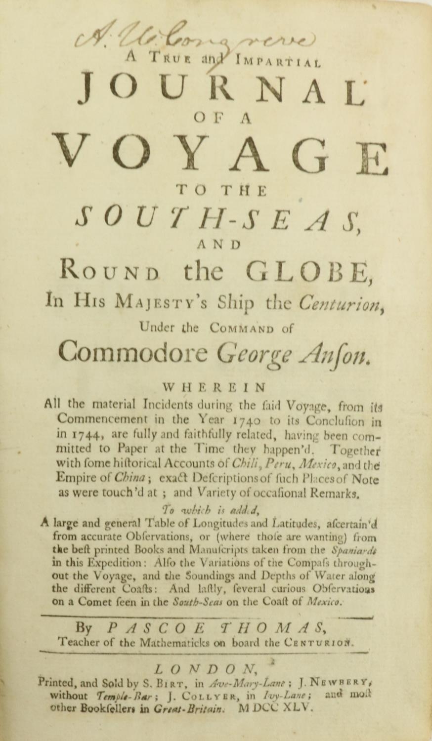 Unknown | in His Majesty's Ship the Centurion Under the Commodore ...