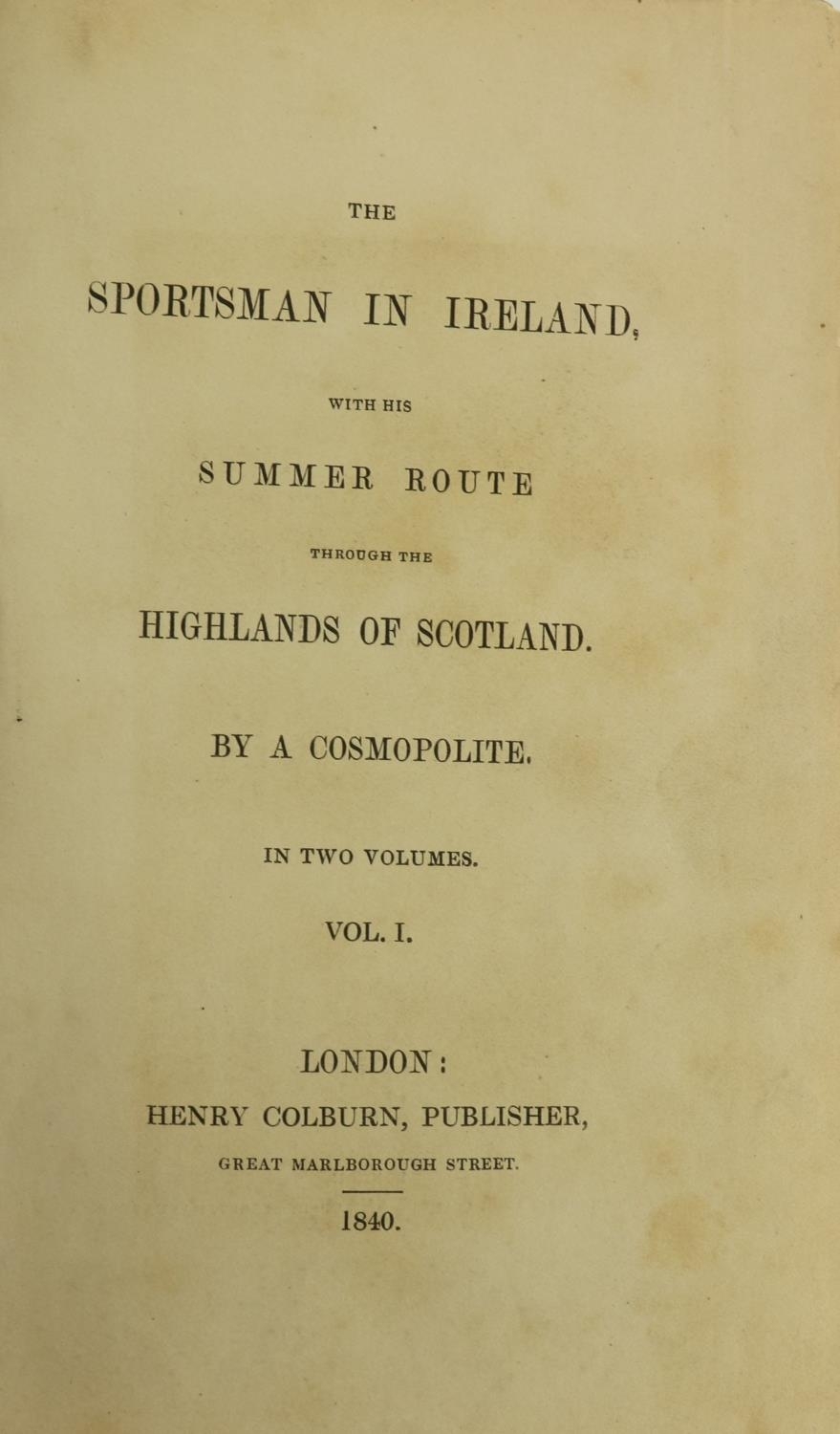 Artwork by Allan, 2 litho frontis, Made of leaf