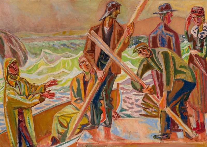 The Expedition Boat by Aage Storstein, 1950