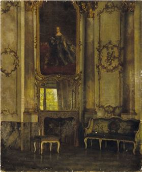 Bruchsal Palace interior - Heinrich Issel